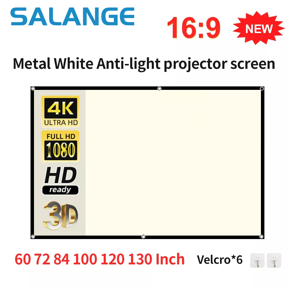 Slide Film 120 - Salange Projector Screen 16:9 High Brightness