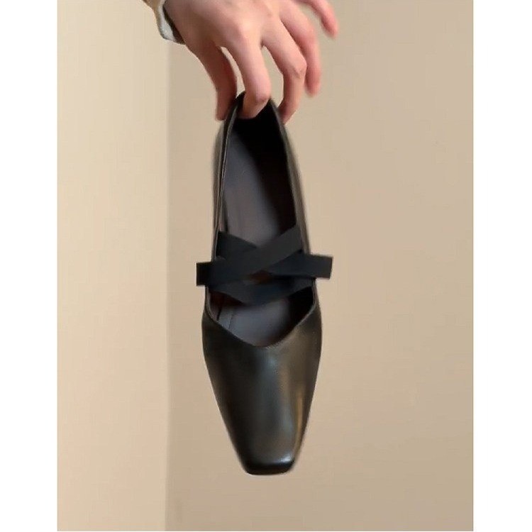 French-style Vintage Low-heel  - Vintage Collectible Shoes recension och pris