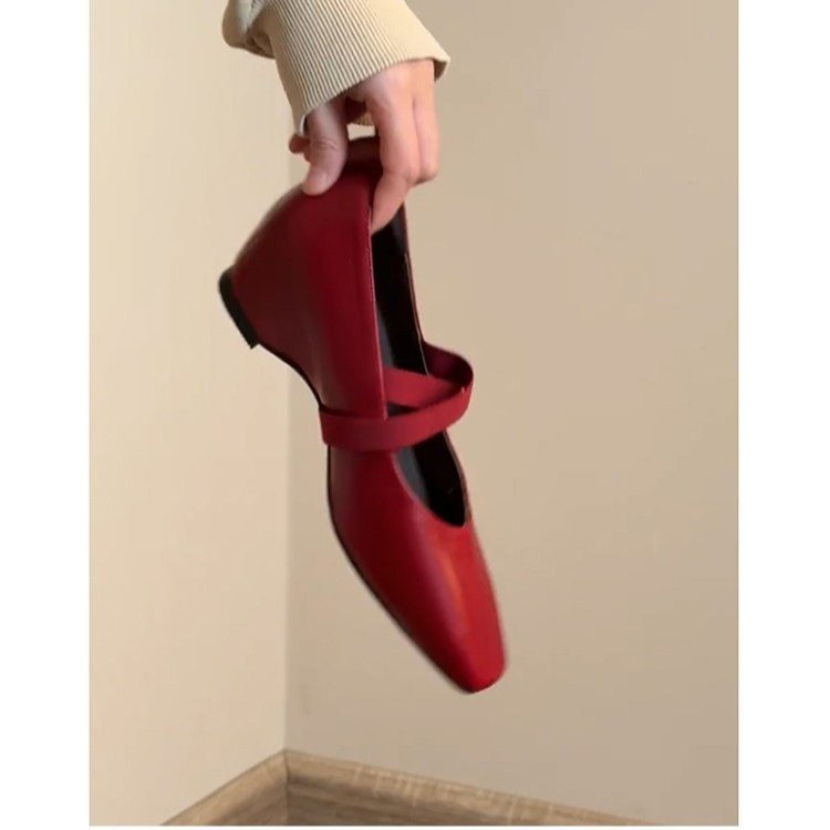 French-style Vintage Low-heel  - Vintage Collectible Shoes recension och pris