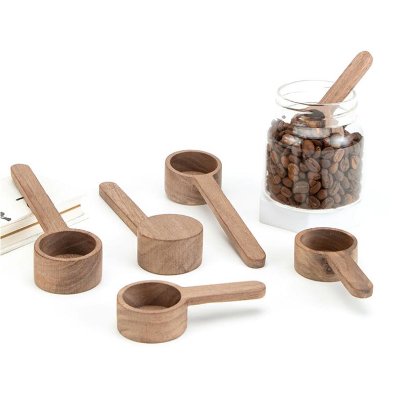Wooden Coffee Measuring Spoon  - Vintage Collectible Spoons recension och pris