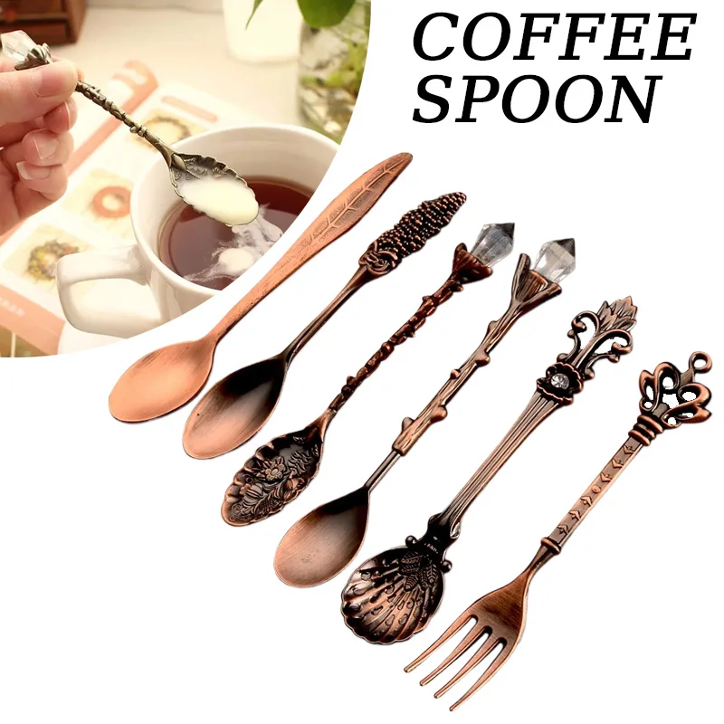 6pcs Set Ice Cream Spoon Jam S - Vintage Collectible Spoons recension och pris