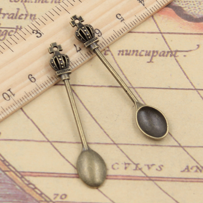 10pcs Charms Kitchen Crown Spo - Vintage Collectible Spoons recension och pris