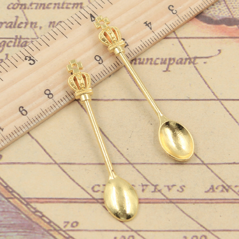 10pcs Charms Kitchen Crown Spo - Vintage Collectible Spoons recension och pris