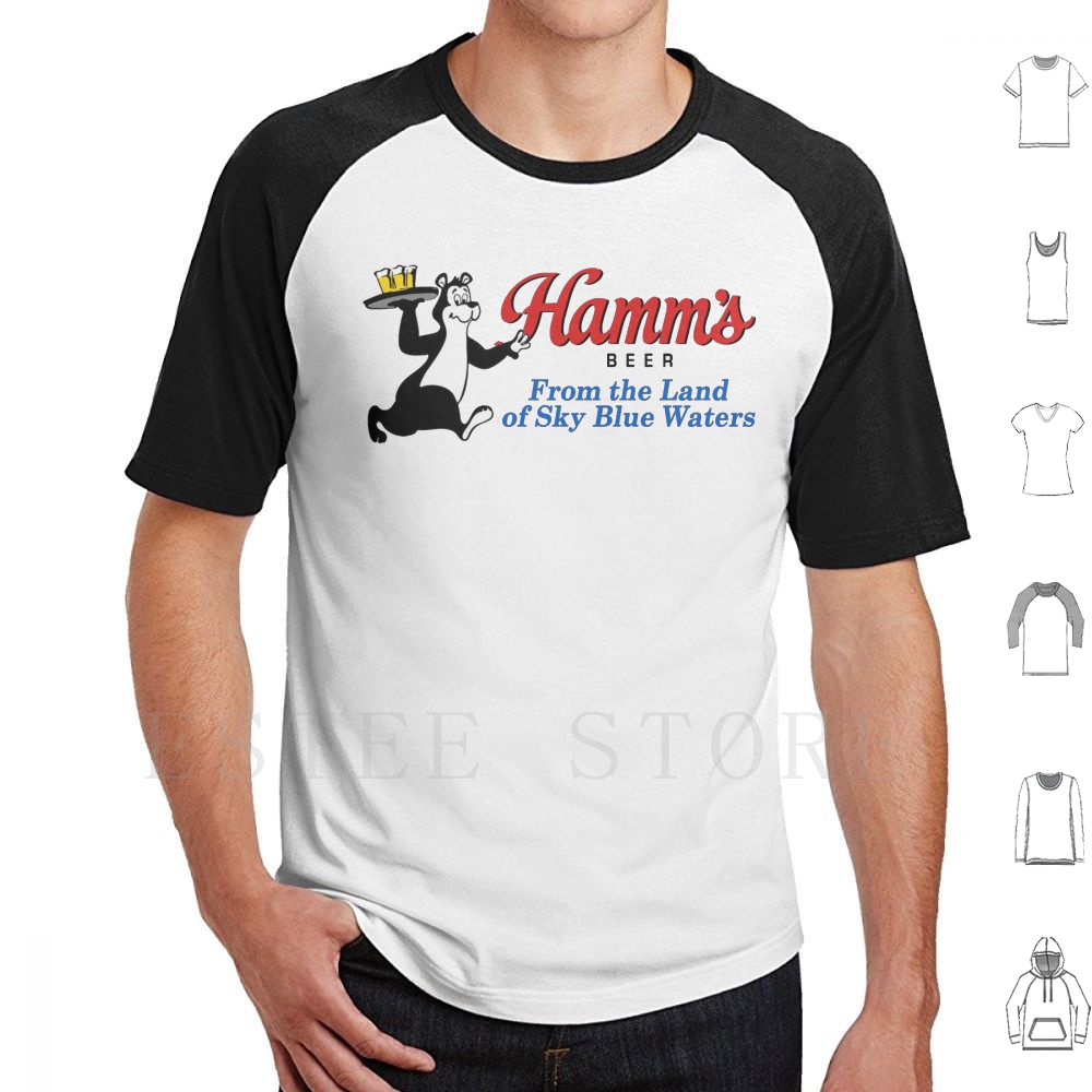 Hamm's Beer Bear Design T Shir - Collectible Vintage T Shirts recension och pris