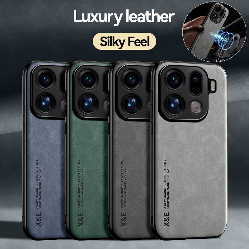 For OPPO Find X9 Pro X9 X8 X6  - Camera Leather Case recension och pris