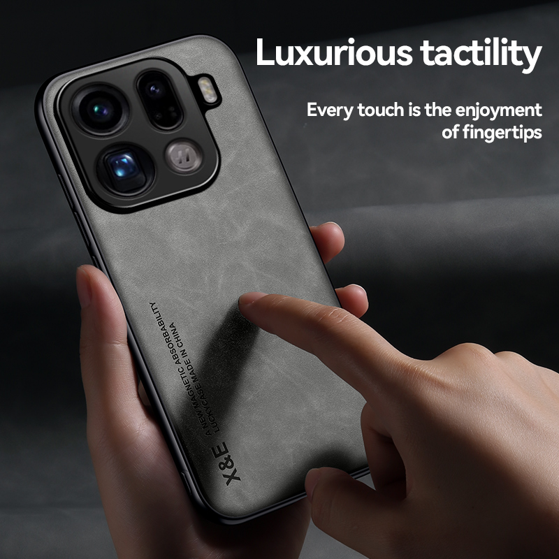 For OPPO Find X9 Pro X9 X8 X6  - Camera Leather Case recension och pris