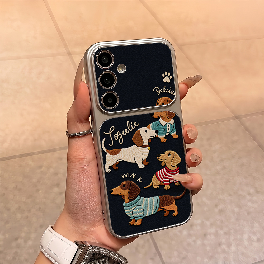 Cartoon Puppy Leather Phone Ca - Camera Leather Case recension och pris