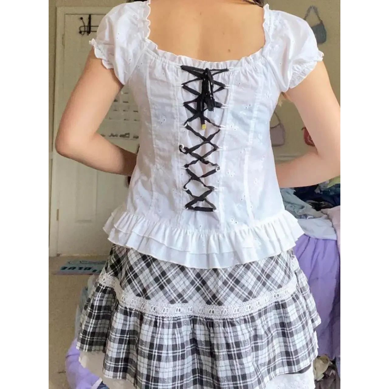 Kawaii Corset Ops 2000s Women' - Collectible Vintage T Shirts recension och pris