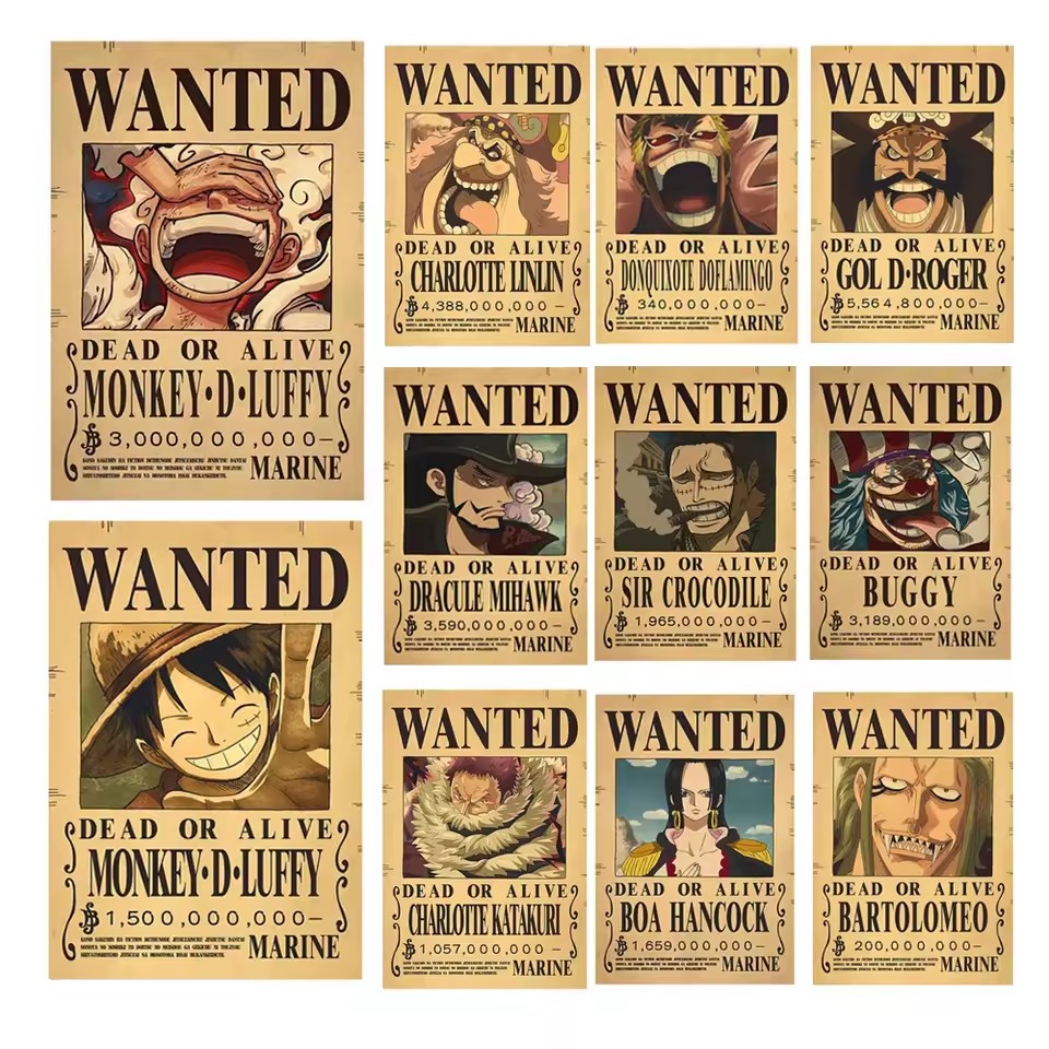 Anime One Piece Bounty Wanted  - Vintage Game Collection recension och pris