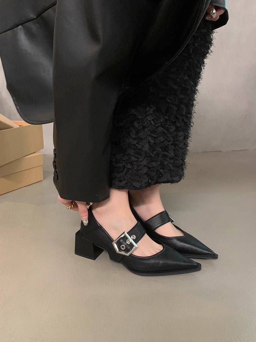 Vintage Women Mary Jane Pointe - Vintage Collectible Shoes recension och pris