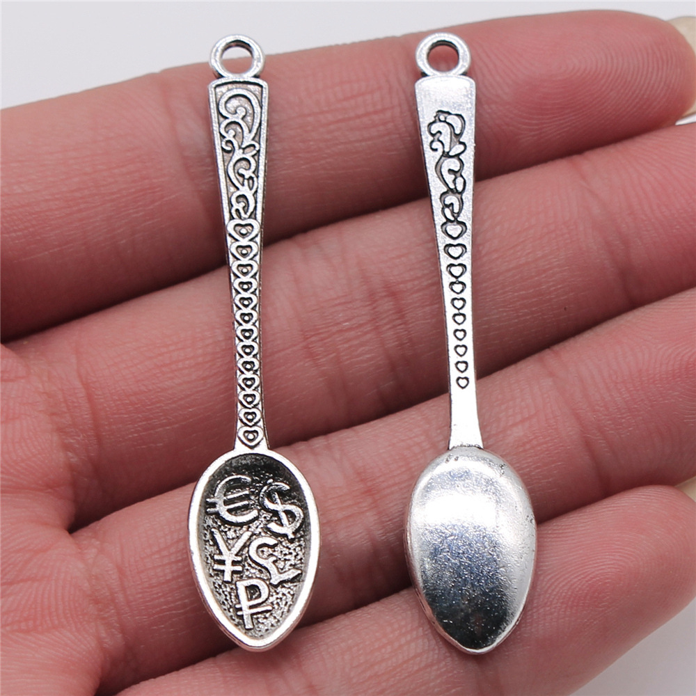 IFOCUS 10pcs/Lot Rich Spoon Ch - Vintage Collectible Spoons recension och pris