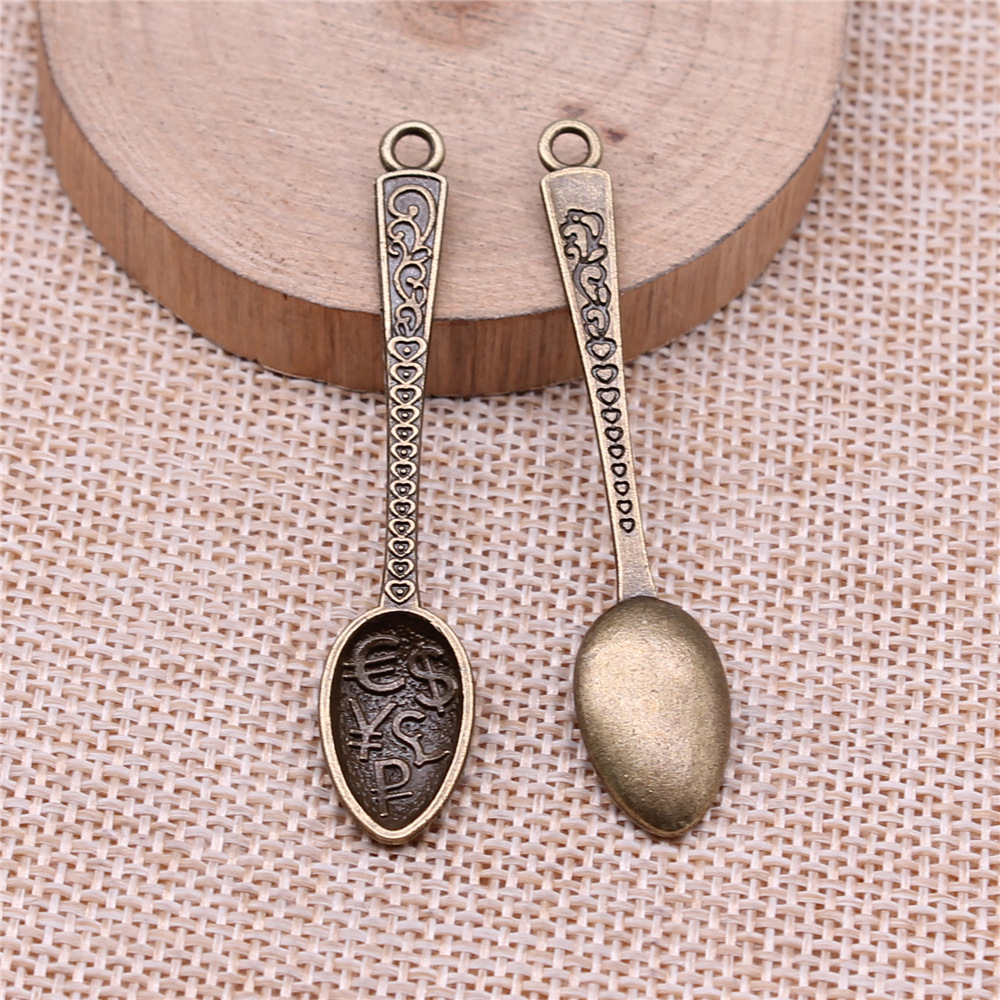 IFOCUS 10pcs/Lot Rich Spoon Ch - Vintage Collectible Spoons recension och pris