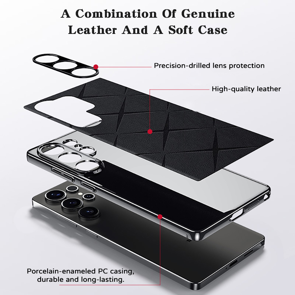 Leather Plating For Samsung S2 - Camera Leather Case recension och pris