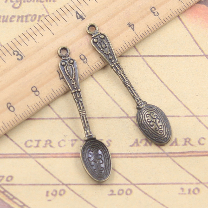 10pcs Charms Pattern Spoon 48x - Vintage Collectible Spoons recension och pris